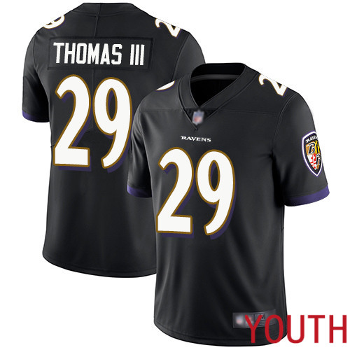 Baltimore Ravens Limited Black Youth Earl Thomas III Alternate Jersey NFL Football #29 Vapor Untouchable->baltimore ravens->NFL Jersey